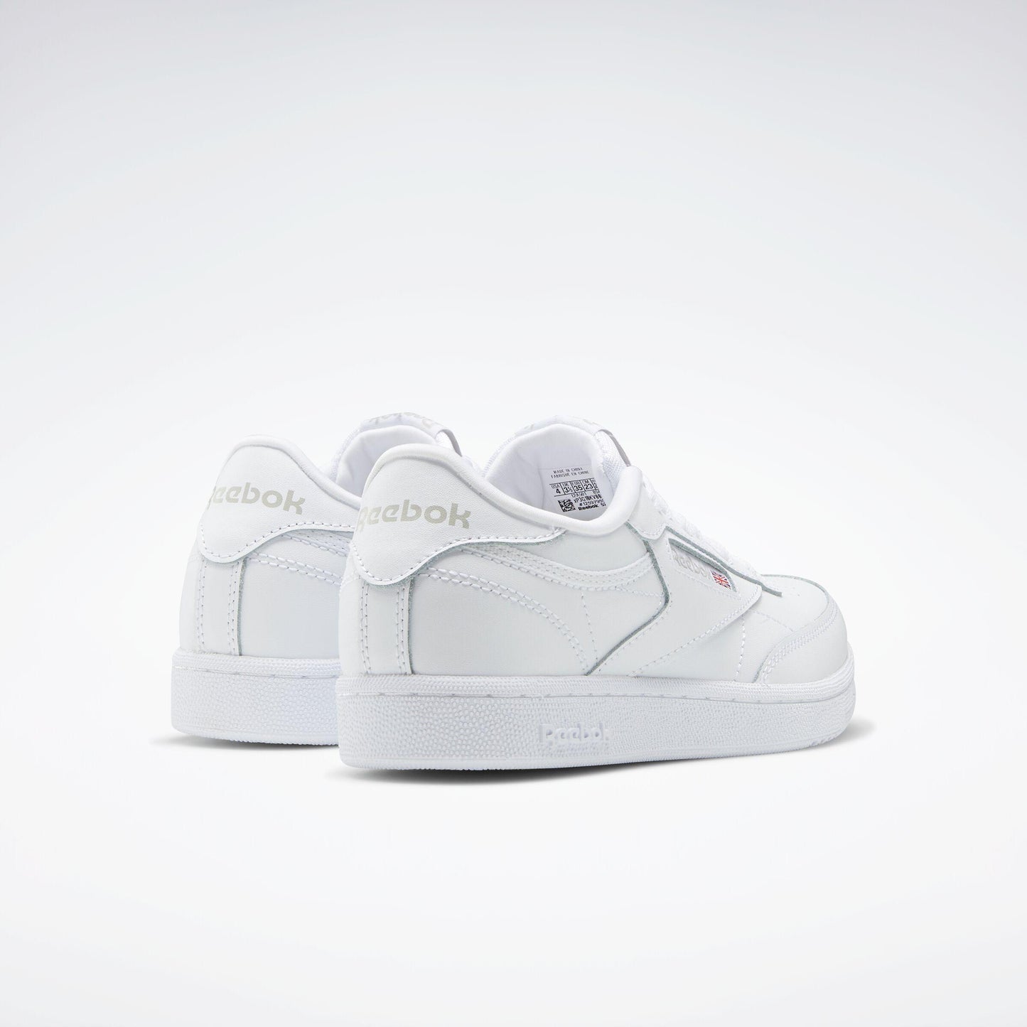 Reebok Footwear Kids Club C Shoes - Grade School WHITE/SHEER GREY-INT