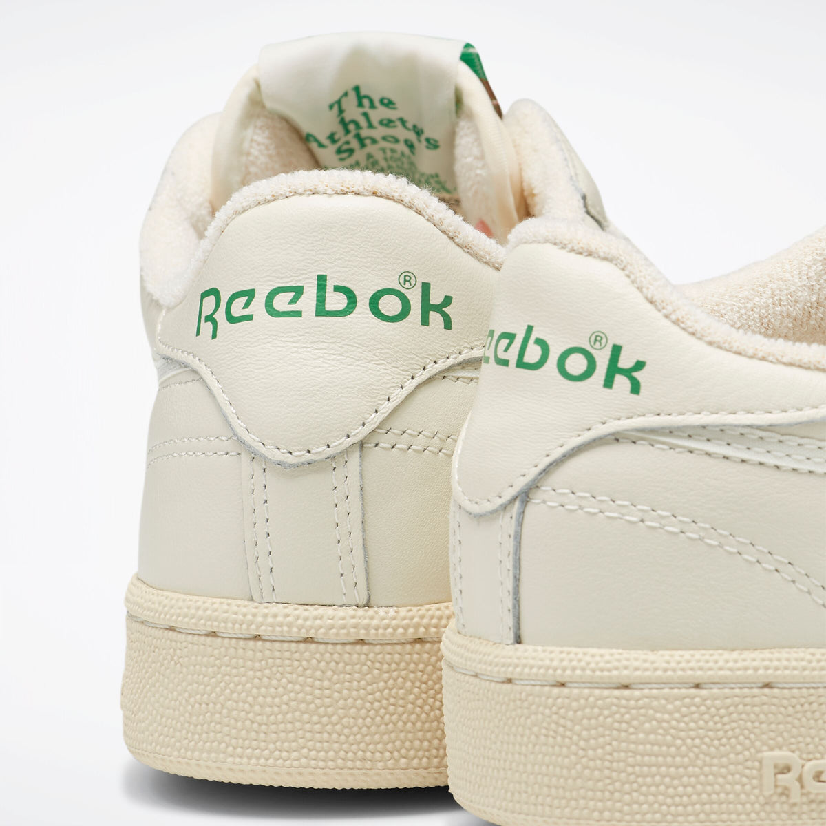 REEBOK FOOTWEAR UNISEX CLUB C 85 VINTAGE UNISEX TOP-CHALK/PAPERWHT/GLEN GREEN