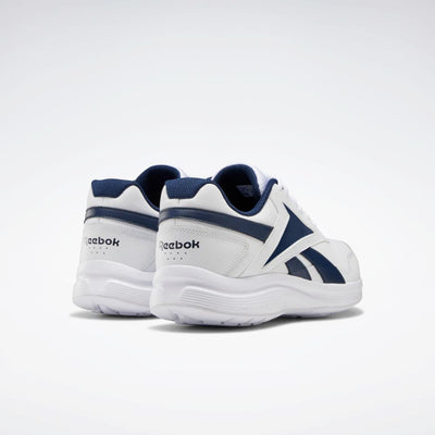 Reebok Footwear Men Walk Ultra 7 DMX MAX Extra-Wide Men's Shoes WHT/COLLEGIATE NAVY/COLLEGIATE