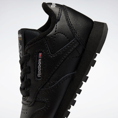 Reebok Footwear Kids Classic Leather Shoes Infant Cblack/Cblack/Cblack