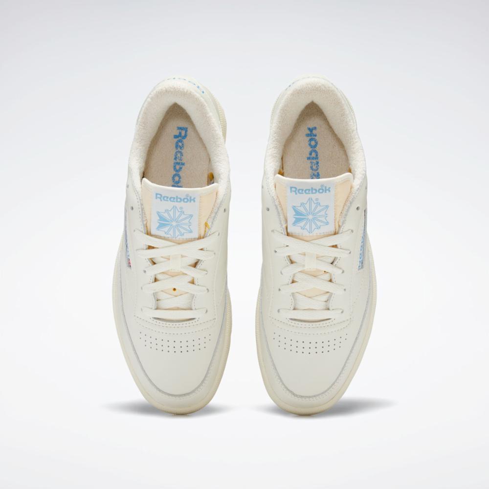 Reebok Footwear Men Club C 85 Vintage Shoes CHALK/ALABASTER/ESSENTIAL BLUE