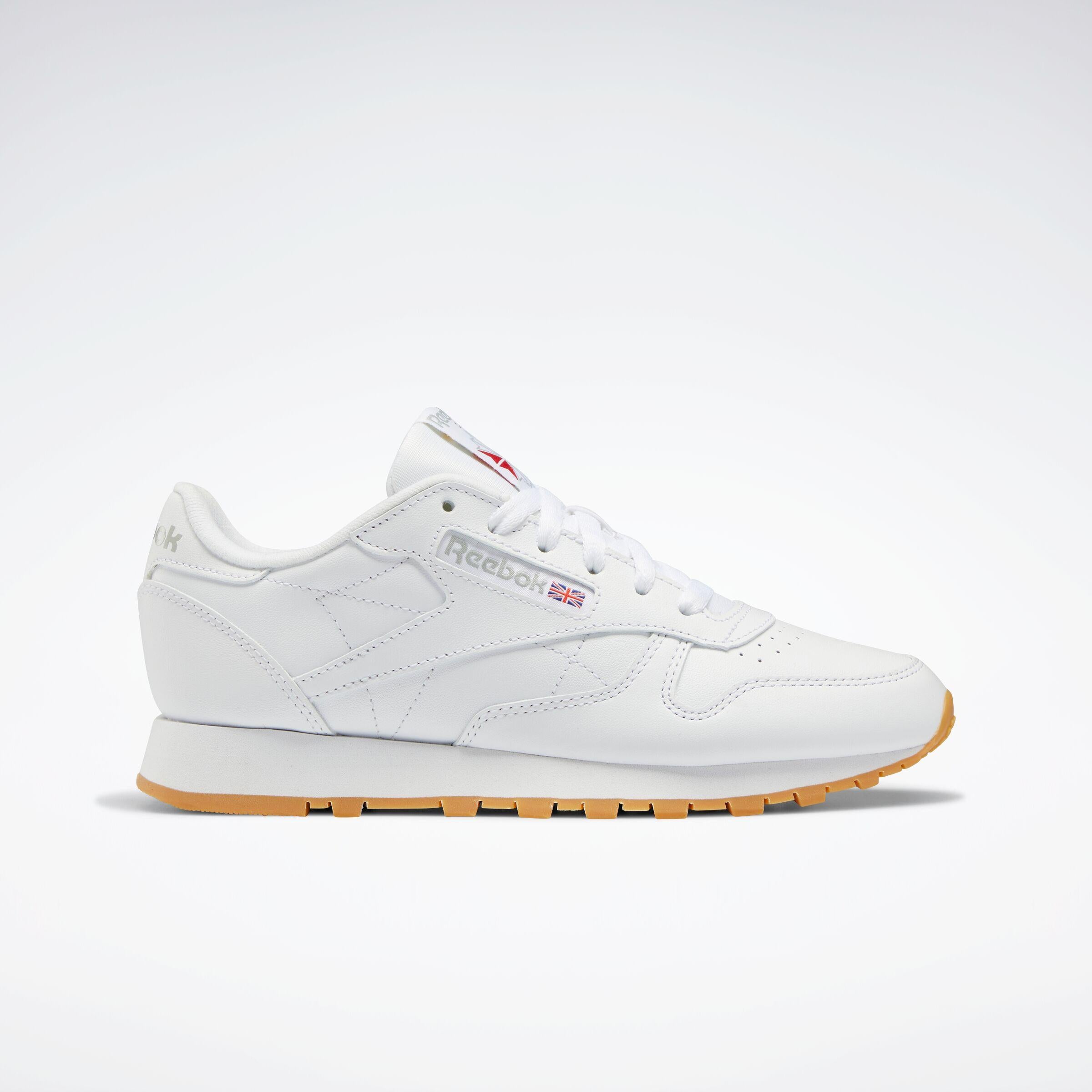 White fashion reebok trainers womens