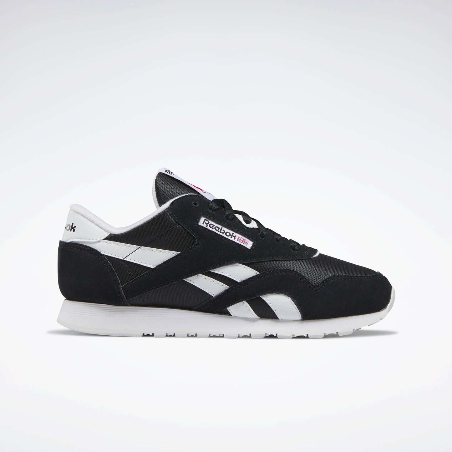 REEBOK FOOTWEAR WOMEN CL NYLON WOMEN CORE BLK/FTWR WHT/FTWR WHT