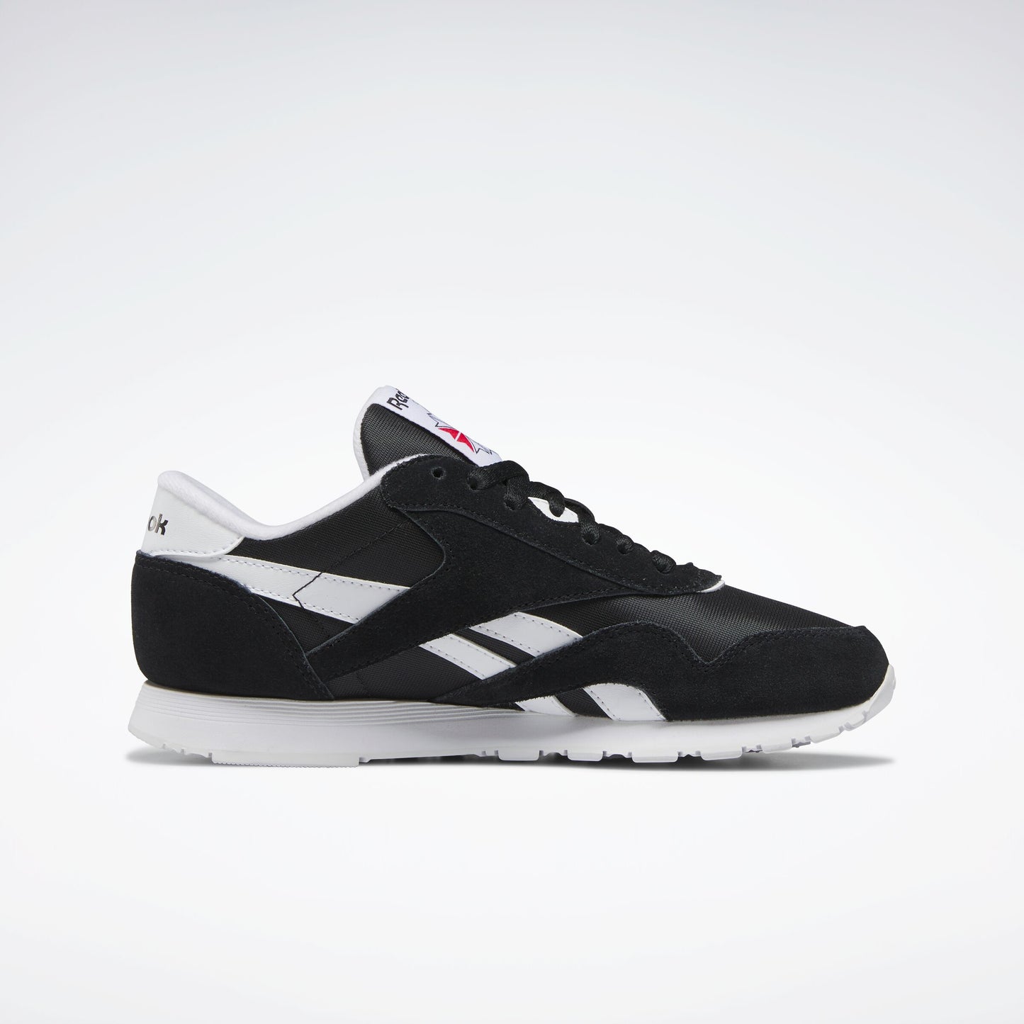 REEBOK FOOTWEAR WOMEN CL NYLON WOMEN CORE BLK/FTWR WHT/FTWR WHT