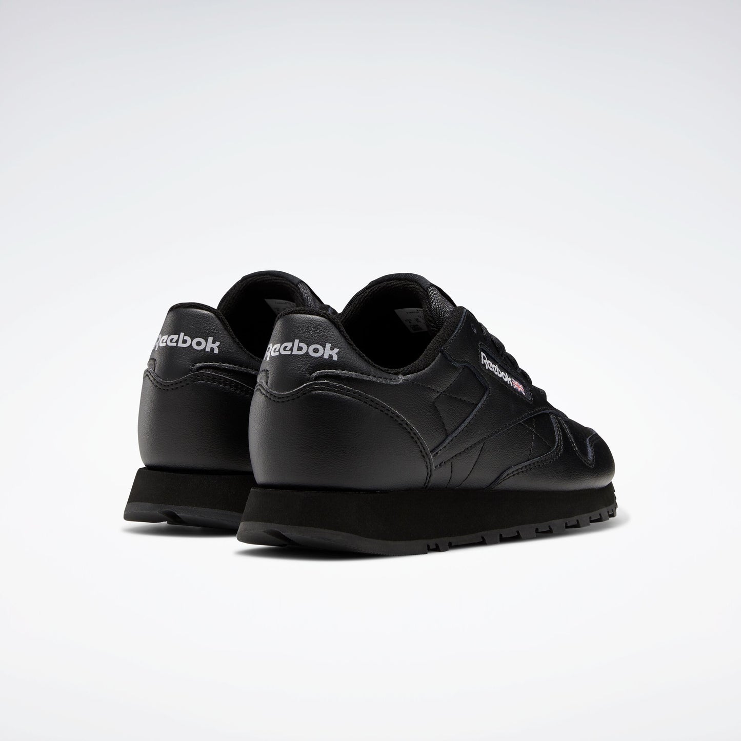 REEBOK FOOTWEAR KIDS Classic Leather Shoes - Grade School CBLACK/CBLACK/CBLACK