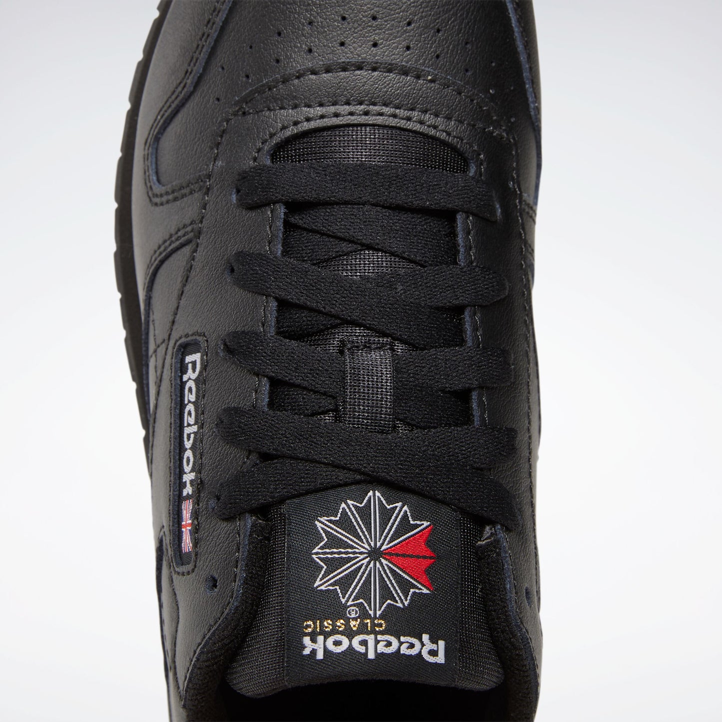 REEBOK FOOTWEAR KIDS Classic Leather Shoes - Grade School CBLACK/CBLACK/CBLACK