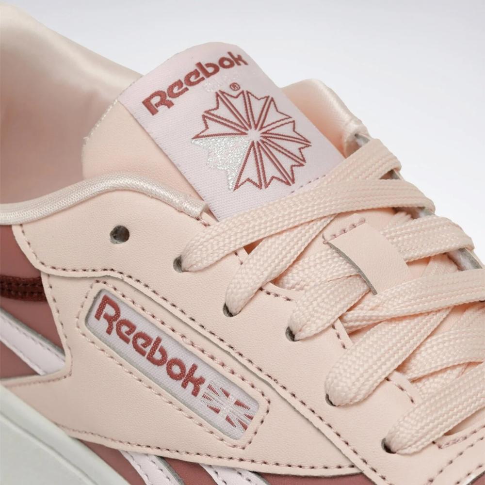 Reebok Footwear Kids Club C Double Revenge Shoes - Grade School FTWR WHITE/PORCELAIN PINK/FTWR