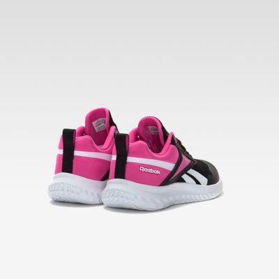 Reebok Footwear Kids Reebok Rush Runner 5 Shoes - Pre-School CORE BLK/LASER PNK FTWR WH