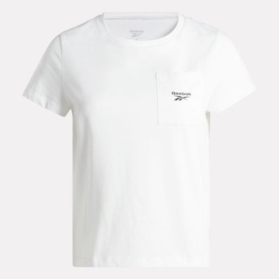 Reebok Apparel Women Reebok Identity Classics T-Shirt WHITE