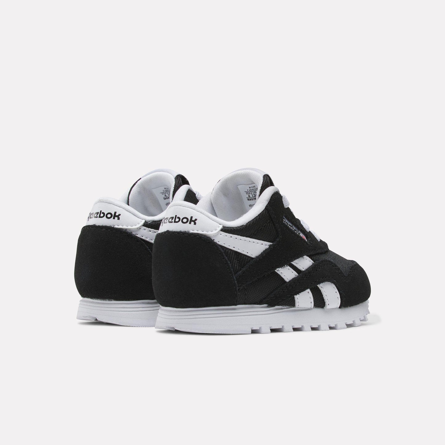 Reebok Footwear Kids Classic Nylon Shoes - Toddler BLACK/WHITE