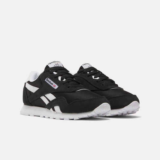 Reebok Footwear Kids Classic Nylon Shoes - Preschool BLACK/BLACK/WHITE