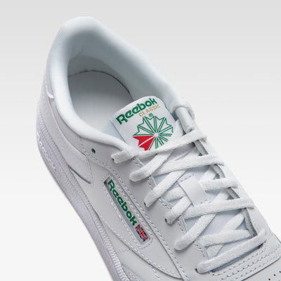 Reebok Footwear Kids Club C Shoes – Grade School WHITE/GLEGRN/VECBLU