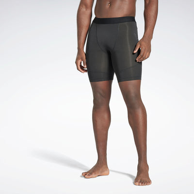 Reebok Apparel Men Compression Briefs NIGHT BLACK