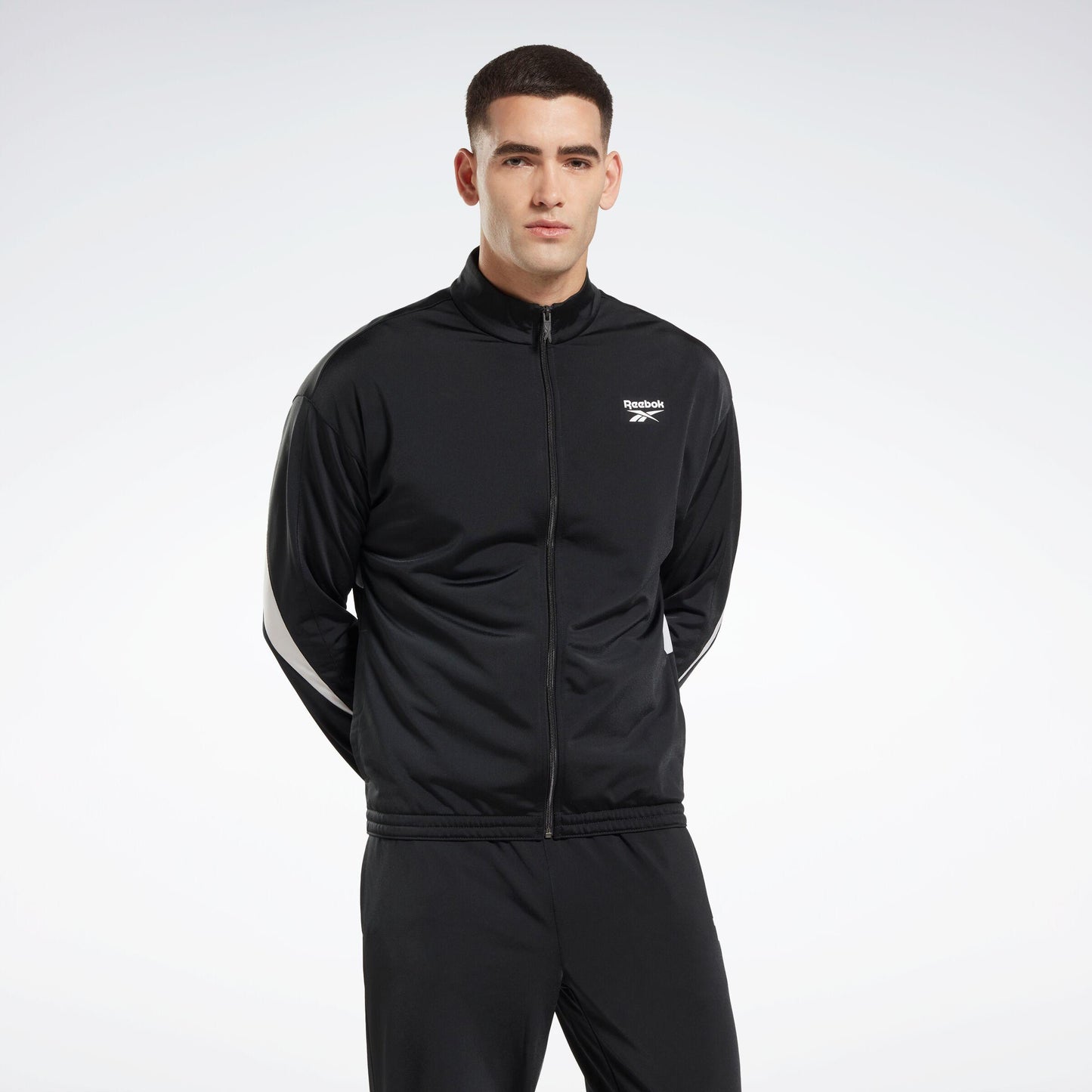 Reebok Apparel Men Reebok Identity Vector Knit Track Jacket NIGHT