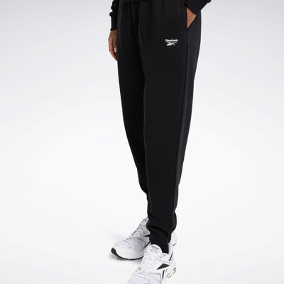 Reebok Apparel Women Reebok Identity Small Logo French Terry Pants BLACK