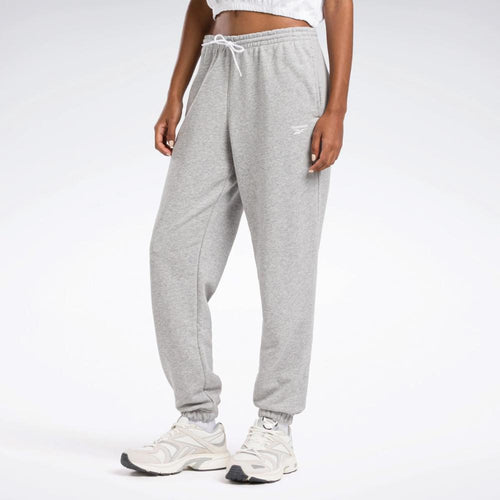 Reebok Apparel Women Reebok Identity French Terry Pants MGREYH