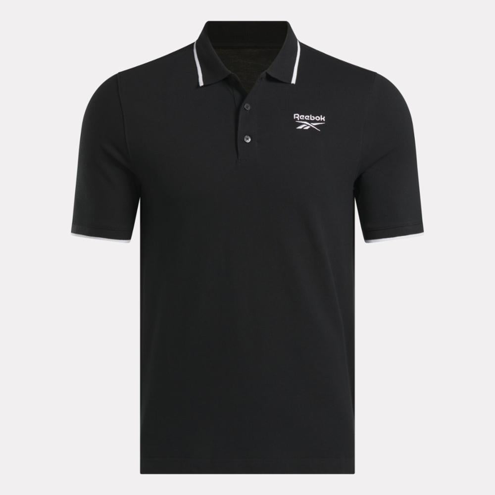 Reebok Apparel Men Reebok Identity Small Logo Polo BLACK