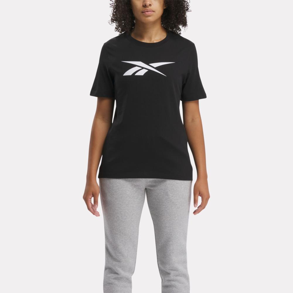 Reebok Apparel Women Vector Graphic T-Shirt BLACK