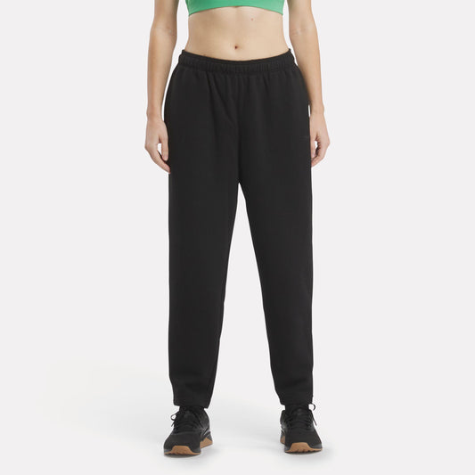 Reebok Apparel Women Lux Fleece Sweatpants BLACK