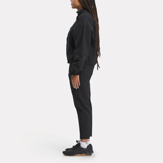 Reebok Apparel Women Active Collective SkyStretch Woven Pants BLACK