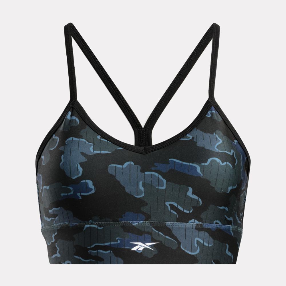 Reebok Apparel Women ID Train Camo Bra BLACK