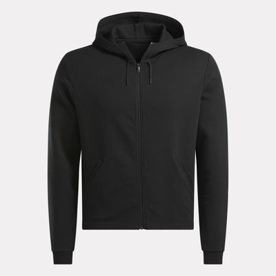 Reebok Apparel Men Active Collective DREAMBLEND Full-Zip Hoodie BLACK