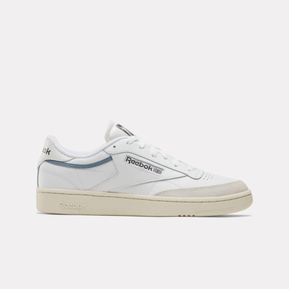 Reebok Footwear Men Club C 85 Shoes WHITE/WHITE/CHALK