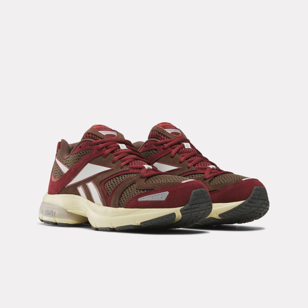 Reebok Footwear Men Premier Road Plus VI Shoes MAHOGANY/RICH MAROON/CHALK