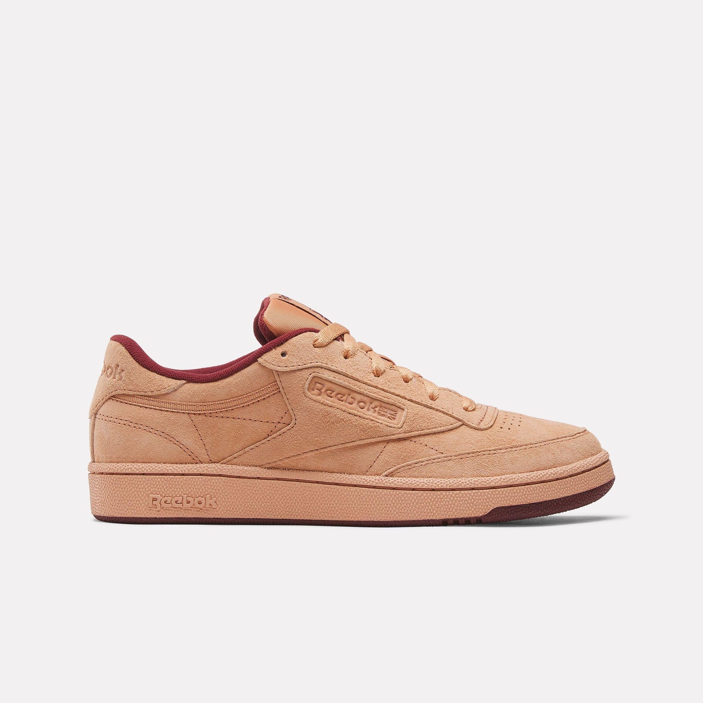 Reebok Footwear Men Club C 85 Shoes CLAY/WASHEDCLAY/RICHMAROON