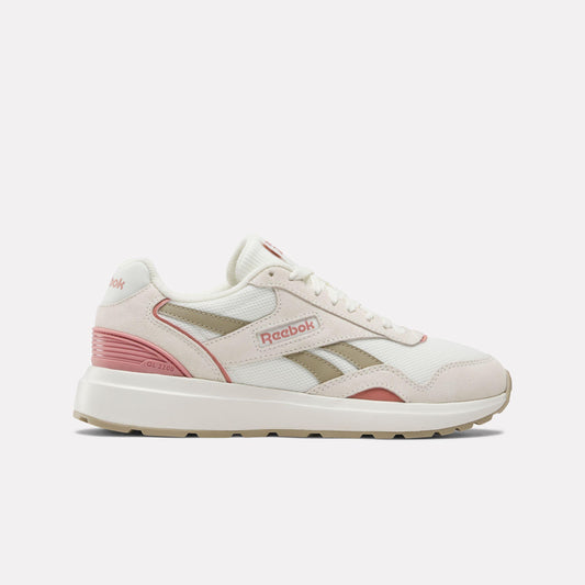 Reebok Footwear Women Reebok GL1100 Shoes VINTAGECHALK/MUSHROOM/PINKCLAY