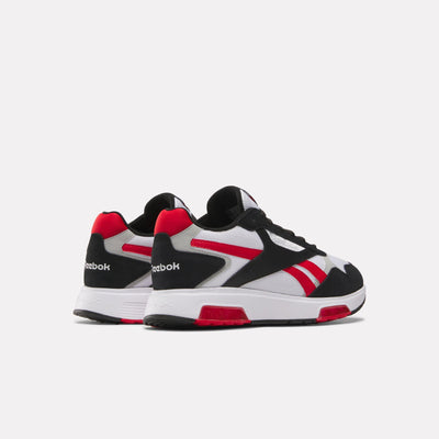 Reebok Footwear Men Reebok Glide DMX Shoes WHITE/VECTORRED/BLACK