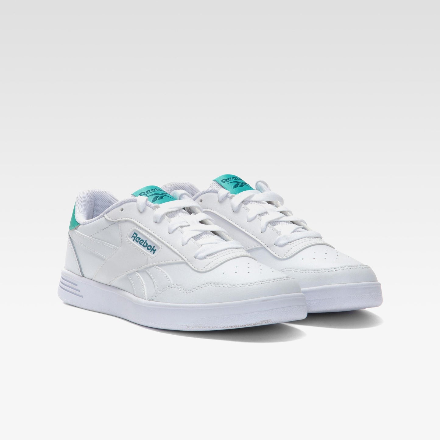 Reebok Footwear Women Reebok Court Advance Women's Shoes WHITE/WHITE/UNLEASHEDGREEN