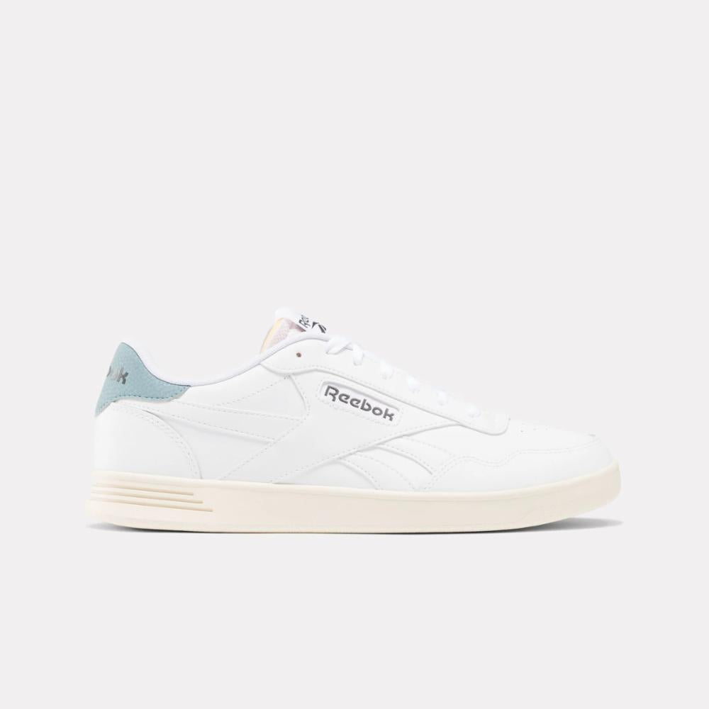 Reebok Footwear Men Reebok Court Advance Shoes WHITE/WHITE/SOFT SLATE