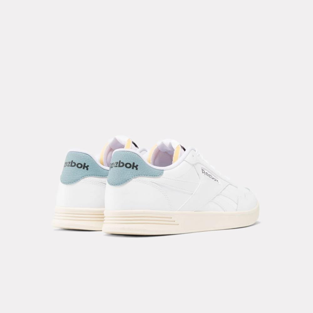 Reebok Footwear Men Court Advance Shoes WHITE/WHITE/SOFT SLATE