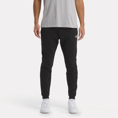 Black reebok joggers best sale