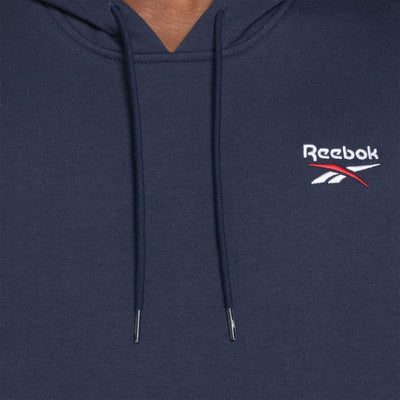 Reebok Apparel Men Reebok Identity Small Logo Hoodie VECNAV