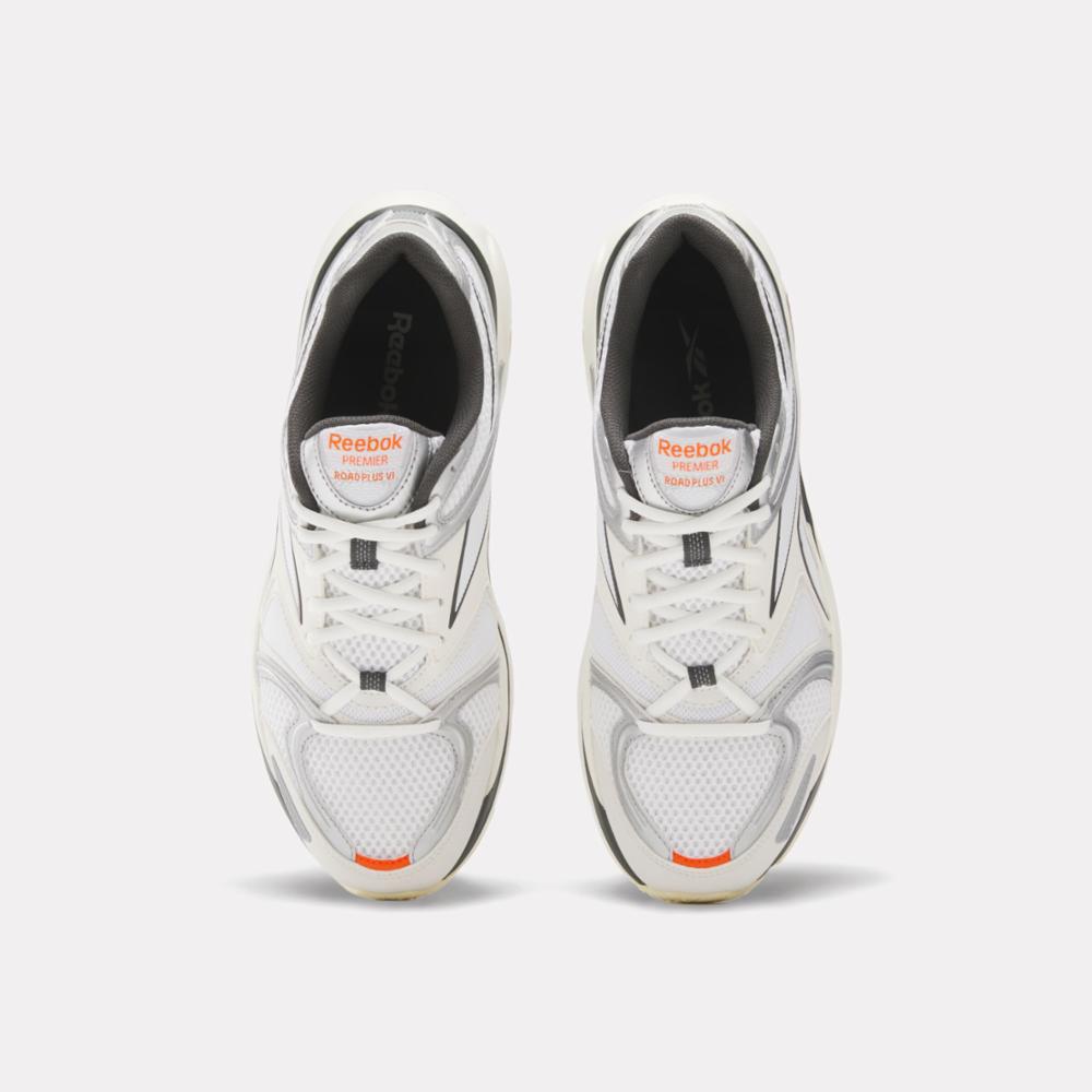 Reebok Footwear Men Premier Road Plus VI Shoes CHALK/BARELY GREY/WHITE