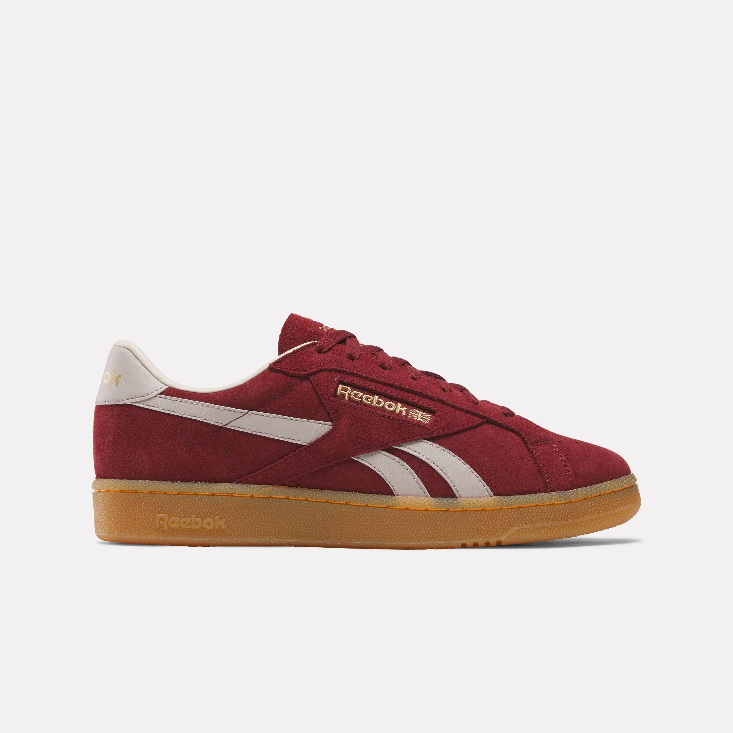 Burgundy reebok shoes online