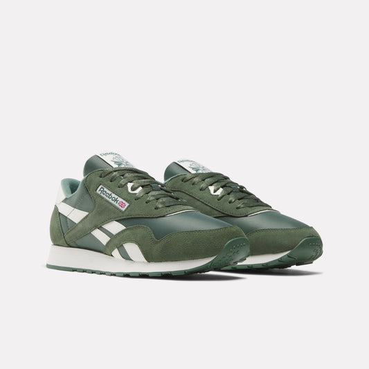 REEBOK FOOTWEAR UNISEX CLASSIC NYLON X JD SMU UNISEX ESCAPE GREEN/ESCAPE GREEN/CHAL