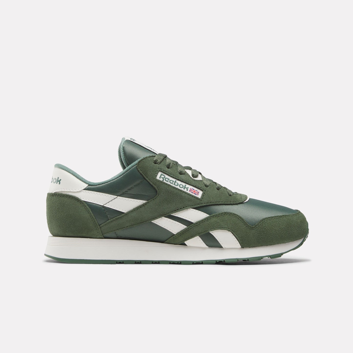 REEBOK FOOTWEAR UNISEX Classic Nylon Shoes ESCAPE GREEN/ESCAPE GREEN/CHAL