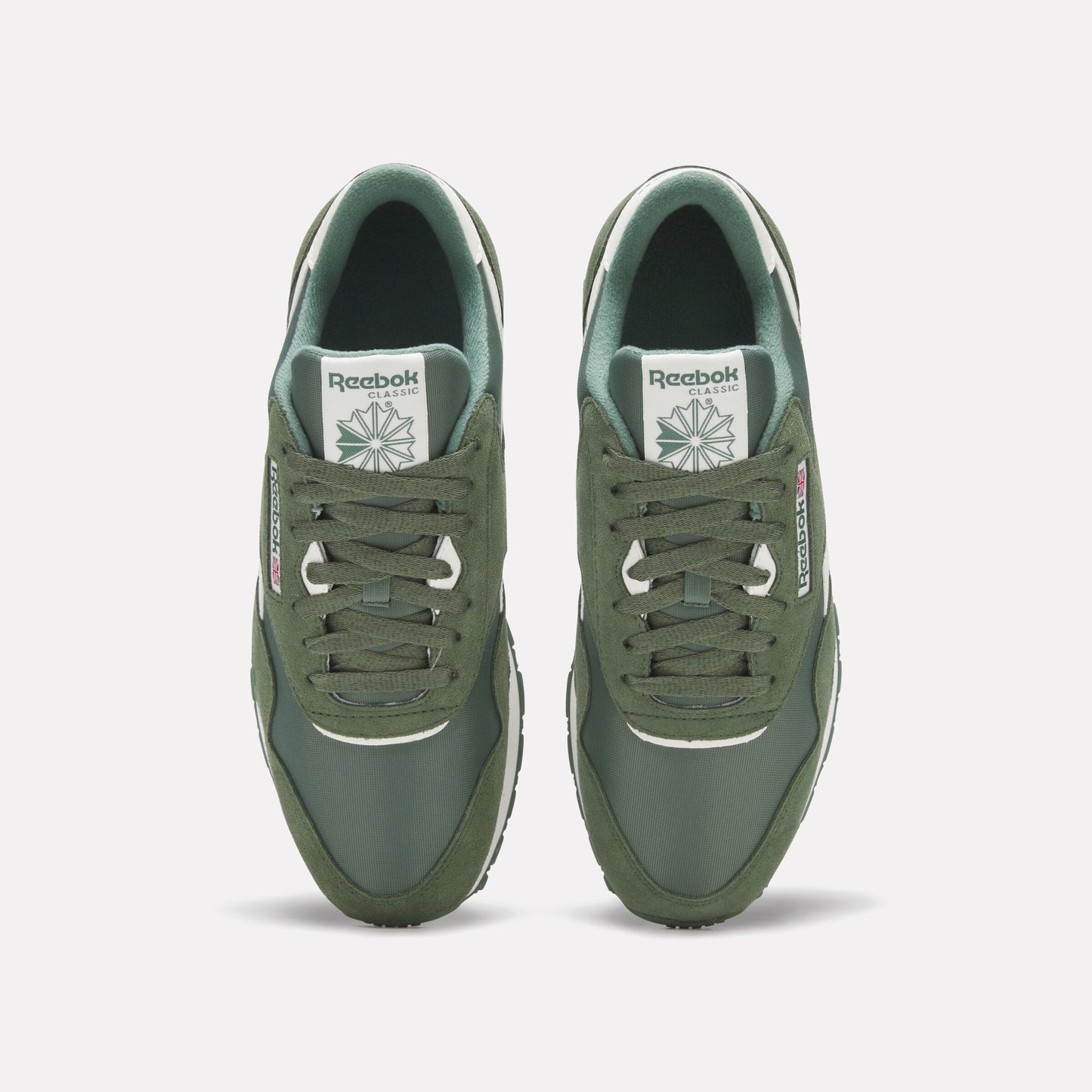 REEBOK FOOTWEAR UNISEX Classic Nylon Shoes ESCAPE GREEN/ESCAPE GREEN/CHAL