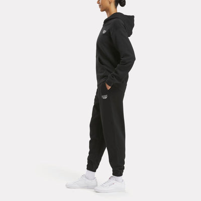 Reebok Apparel Women Archive Evolution French Terry Pants BLACK