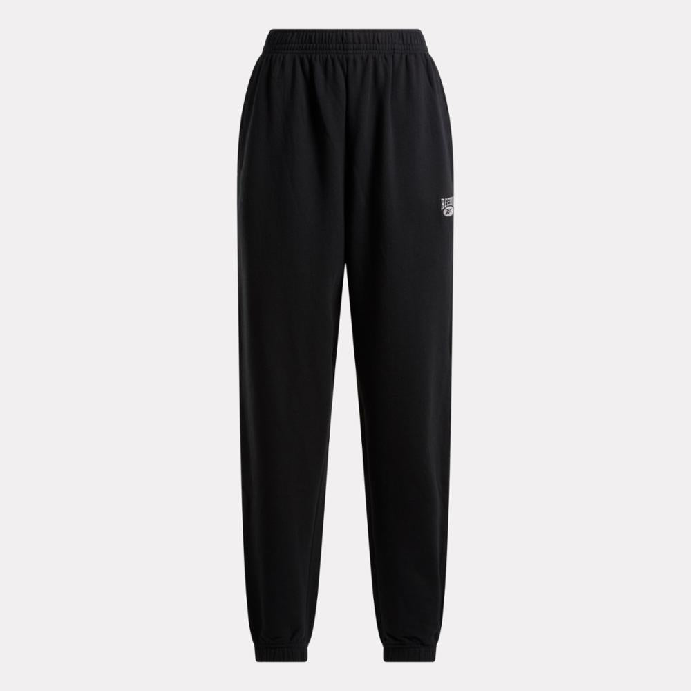 Reebok Apparel Women Archive Evolution French Terry Pants BLACK