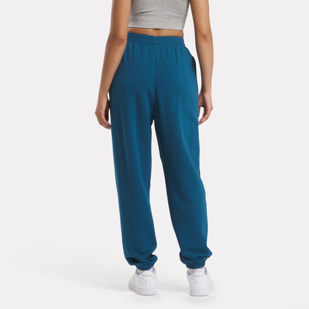 Reebok Apparel Women Archive Evolution French Terry Pants ESCAPE BLUE