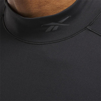 Reebok Apparel Men Speed Base Layer Long Sleeve T-Shirt Feat. RBK-FIRE+ BLACK