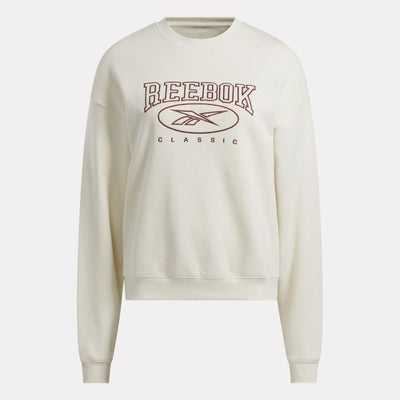 Reebok Apparel Women Archive Evolution Crew Sweatshirt VINTAGE CHALK