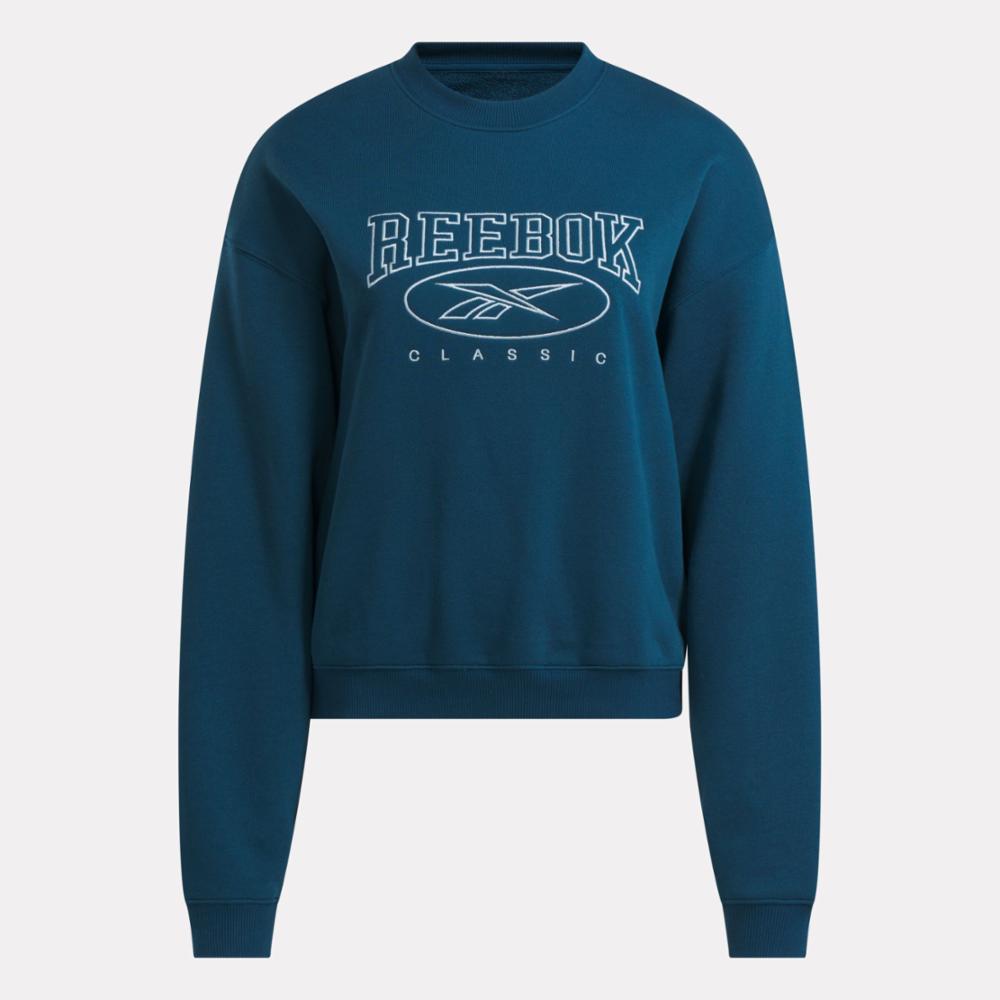 Reebok Apparel Women Archive Evolution Crew Sweatshirt ESCAPE BLUE