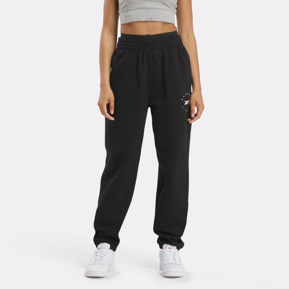 Reebok Apparel Women ID Energy Fleece Pants BLACK