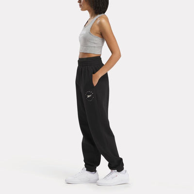 Reebok Apparel Women ID Energy Fleece Pants BLACK