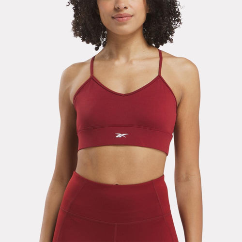 Reebok Apparel Women Workout Ready Sports Bra RICH MAROON